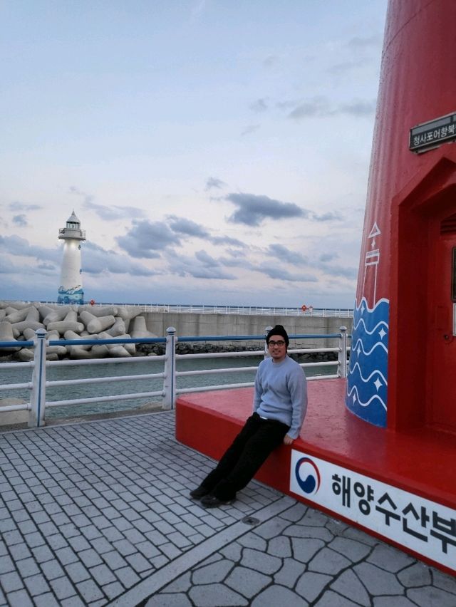 청사포 쌍둥이 등대는 꼭 보고가세요