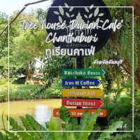 Tree House Durian Cafe' Chanthaburi ทุเรียนคาเฟ่