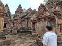 Banteay Srei Temple, a unique temple of amazing delicate carving temple