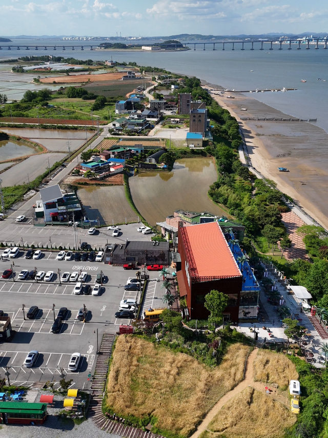 A Large Oceanic View Cafe located in Dangjin South Korea