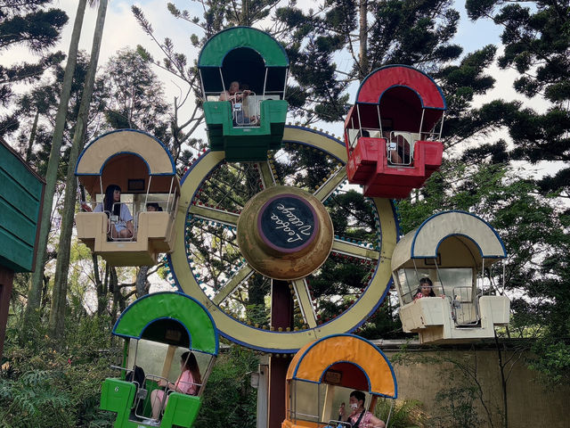 新竹關西 六福村主題遊樂園🎡從小玩到大還是很好玩～小小孩也能玩的設施一起來看！