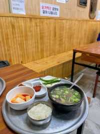 🇰🇷浦項✈️ 白種元三代天王推薦牛頭肉湯飯평남식당