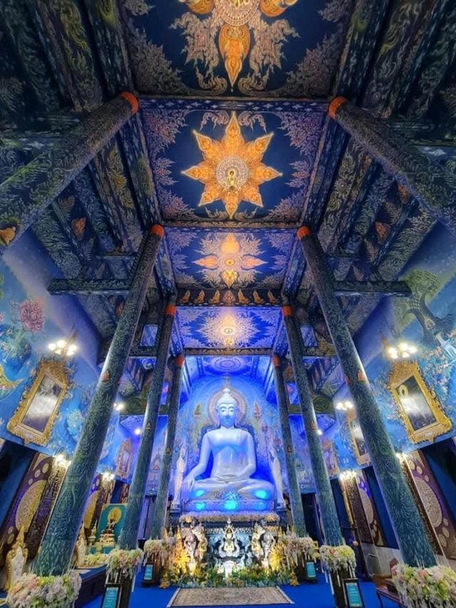 วัดสีน้ำเงิน วัดร่องเสือเต้น✨️
