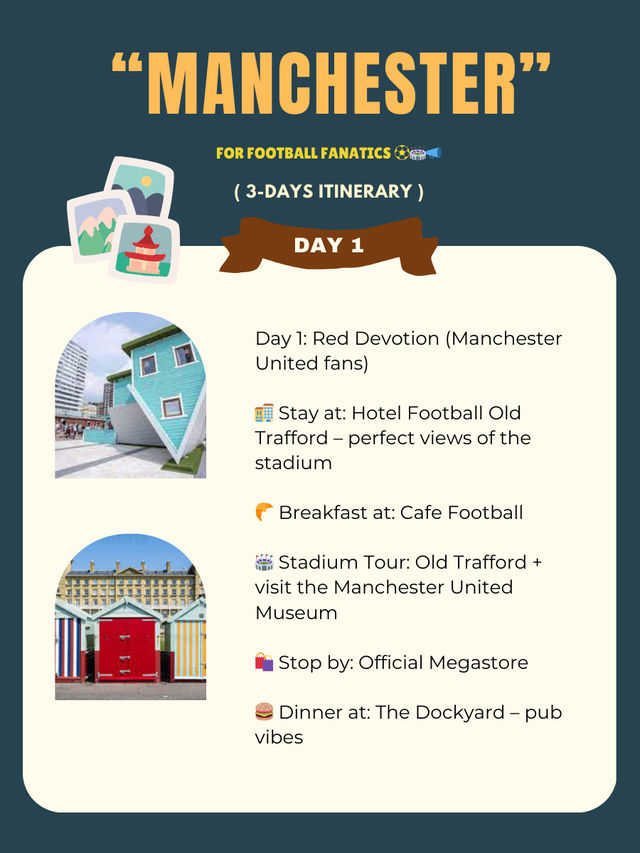 Manchester 3-days itinerary 🫧