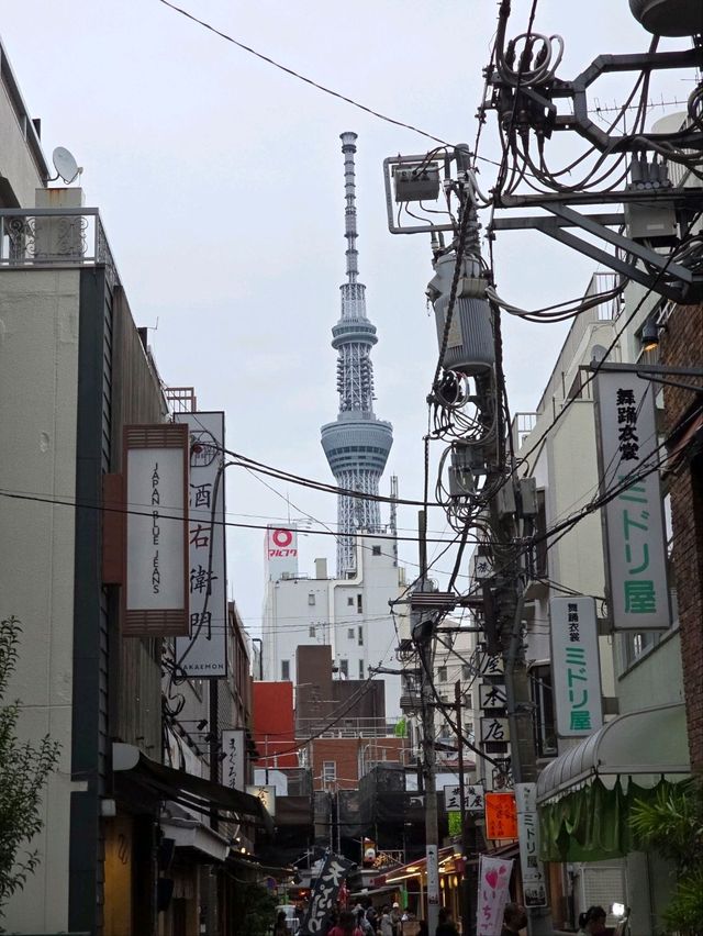 เที่ยวย่านAsakusa เดินเล่นริมแม่น้ำสุเมดะ