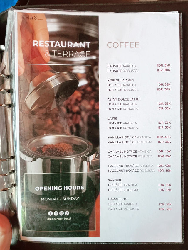Kedai Teres Parapat: Cozy Orange-Hued Café with Aromatic Coffee & Weekend Vibes 