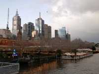 Walk on this bridge for sweeping views of Melbourne 