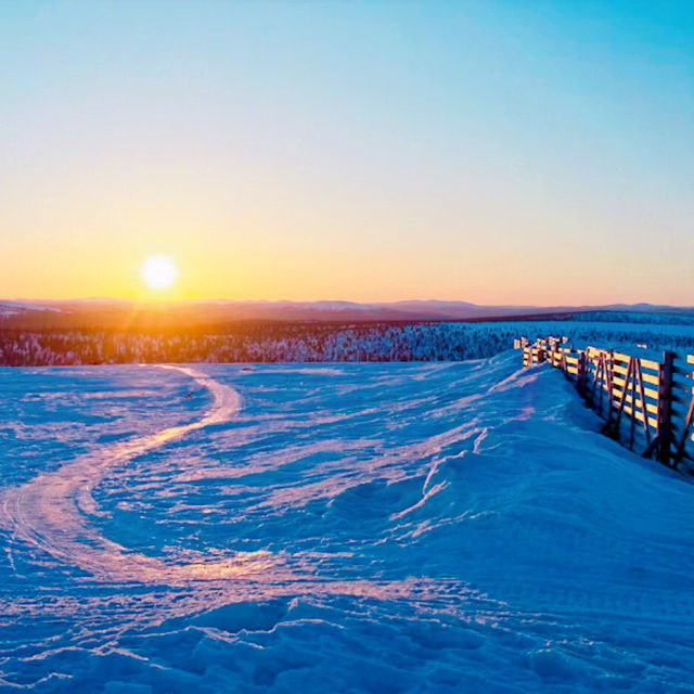 オーロラで有名なラップランドの村🇫🇮