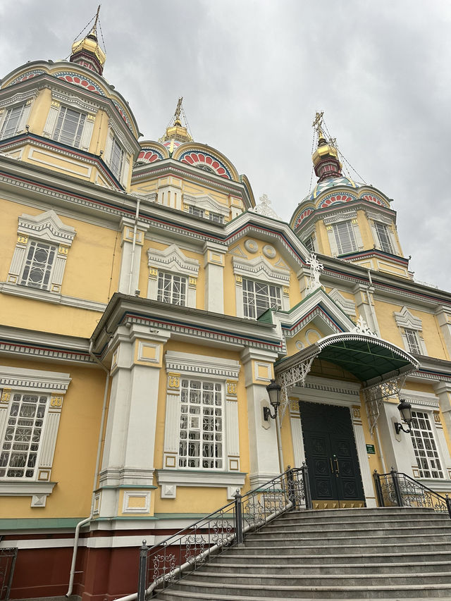 Discover the Ascension Cathedral in Almaty, Kazakhstan 🇰🇿