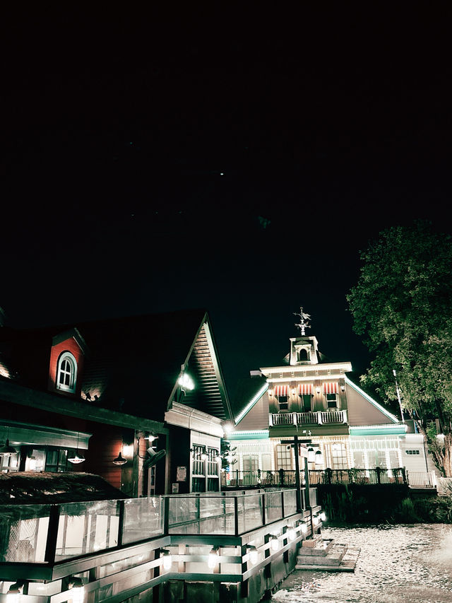 บรรยากาศมื้อเย็นที่ Chocolate Ville