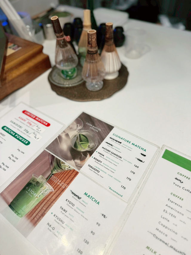 ร้านมัทฉะเจ้าดังเมืองเพชร ต้อง M story tea room