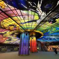 🌈✨ *Dome of Light (光之穹頂): The World’s Largest Glass Mosaic at Formosa Boulevard Station* 🚇🎨