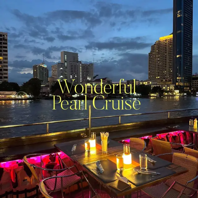 豪華自助餐遊船，欣賞湄南河美景