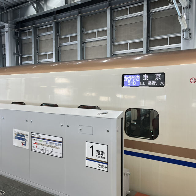 體驗日本北陸新幹線🚄