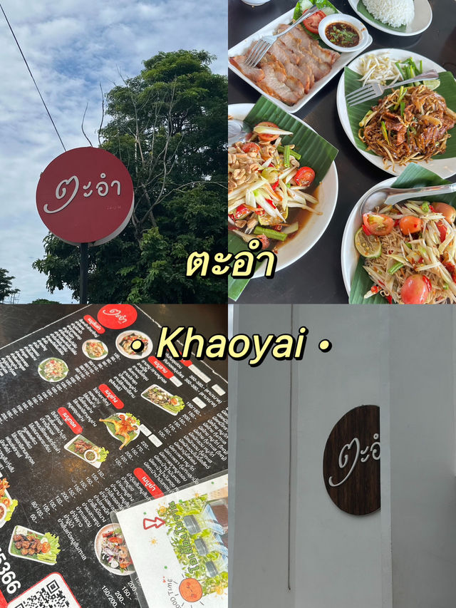 🍃🥘 ตะอำ เขาใหญ่ – อาหารไทยรสจัดจ้านกลางขุนเขา 🌄