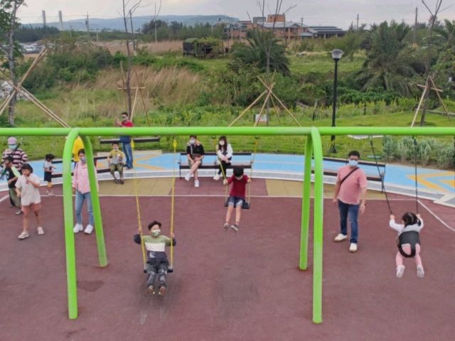 洋蔥大福與祈福意象的歡樂結合#車城共融遊戲場-屏東縣車城鄉
