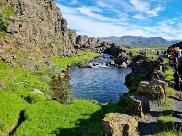 “Golden Reflections of Thingvellir”