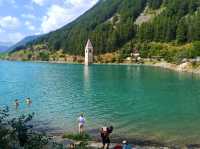 🌊🏔️ Lago di Resia– The Lake with the Sunken Bell Tower
