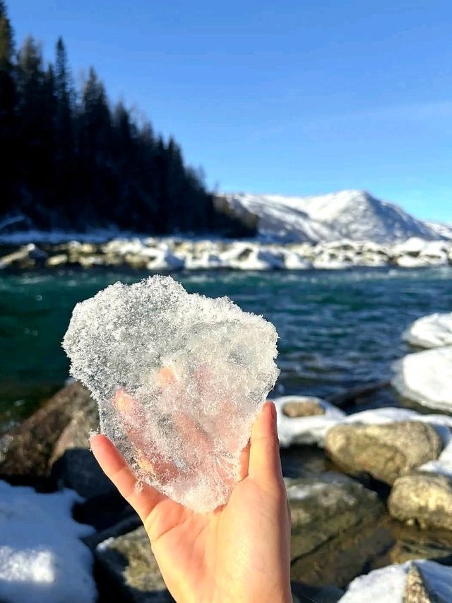 “Snow-Kissed Wonderland of Kanas Lake” “Snow-Kissed Wonderland of Kanas Lake”