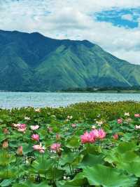 The largest volcanic lake in the world 