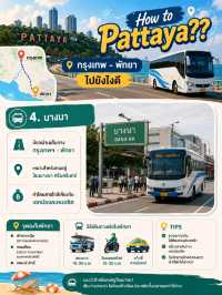 รถทัวร์กรุงเทพไปพัทยา ขึ้นที่ไหนได้บ้าง