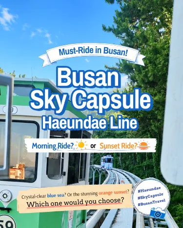Busan Sky Capsule: Morning or Sunset?