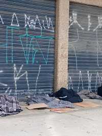 homeless people on the streets of sao Paulo center