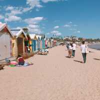 [墨爾本景點] Brighton Beach Bathing Boxes 彩虹小屋