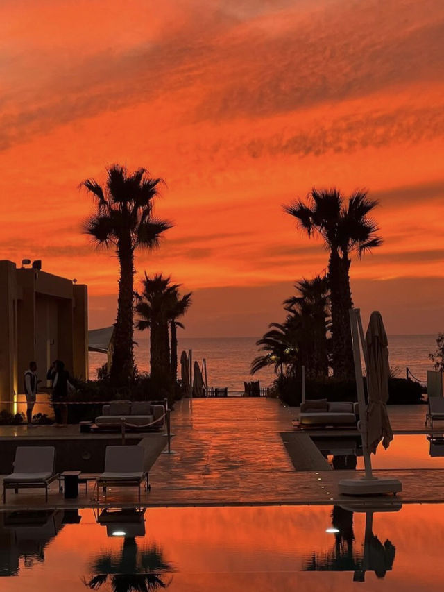 Gorgeous sunset in Taghazout 🌃