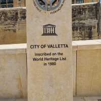 Valetta: A UNESCO world heritage city. 