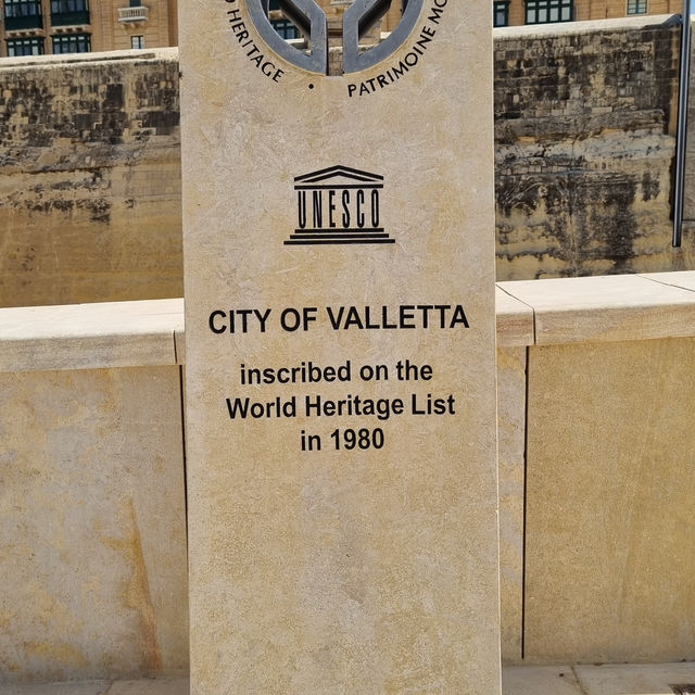 Valetta: A UNESCO world heritage city. 