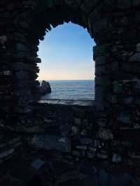 PORTOVENERE : A Castle at the peak of an Italian coast
