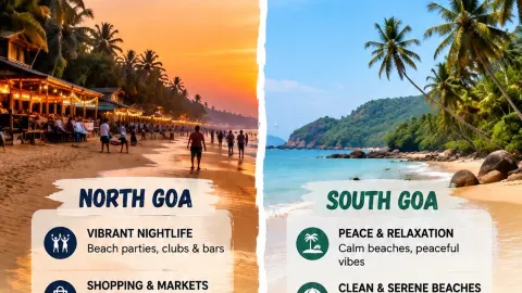 🌴 North Goa vs South Goa: Party Paradise or Tropical Escape? 🏝️✨🇮🇳 — traveler post in Goa