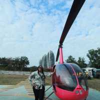 Try the helicopter ride-Sanya Phoenix Island