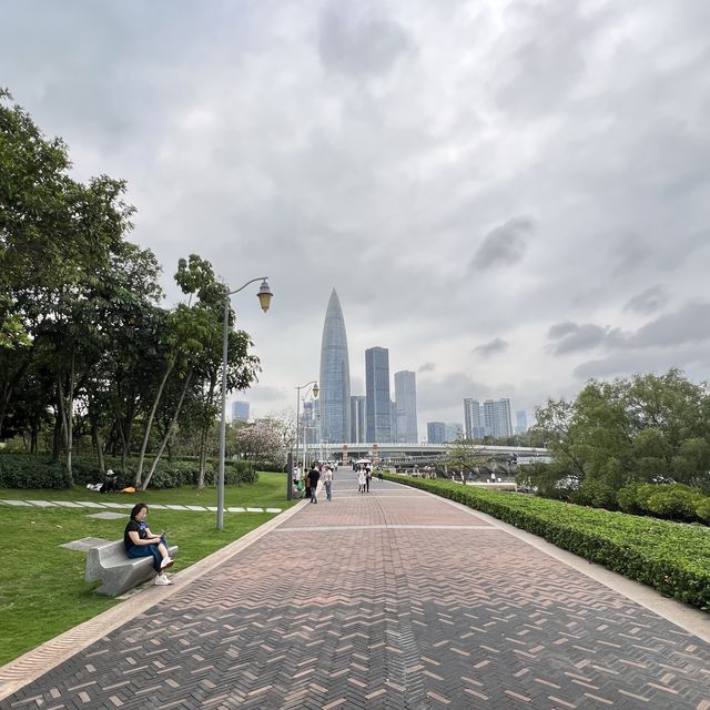 打卡深圳灣流花山公園