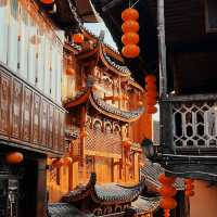 Beautiful ancient Chinese town 