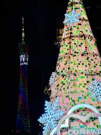 廣州是座浪漫的城市，聖誕樹觀賞攻略合集