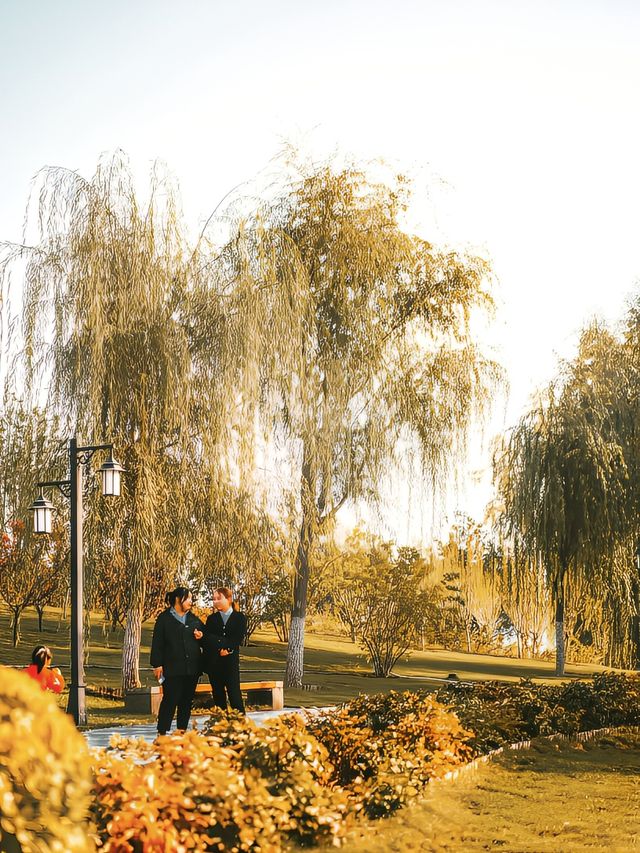 太原的地標雙塔凌霄所在地雙塔公園