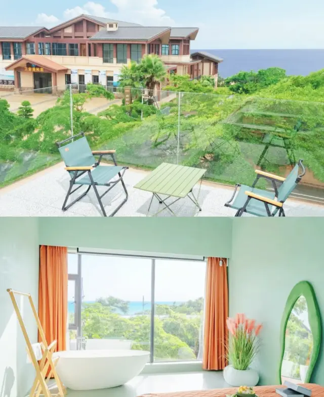 For a trip to Weizhou Island, you must stay in a homestay with such a sea view