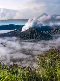 去Bromo火山，聽地球的心跳