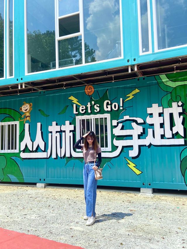 在佛山！西樵山！來一場冒險的叢林飛躍吧