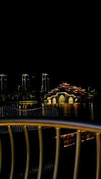 漳州西湖的夜晚
