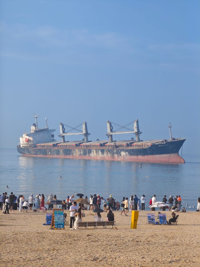 去看威海那香海和布魯威斯了 去看威海那香海和布魯威斯了
