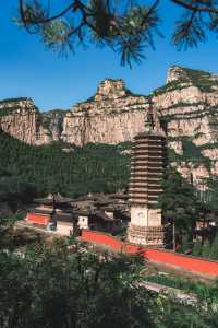 出差途中特意繞路去了山西，看看《齊天大聖孫悟空》中的其中一個取景地——覺山寺。