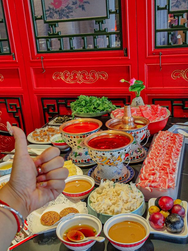 銅鍋涮肉分享。