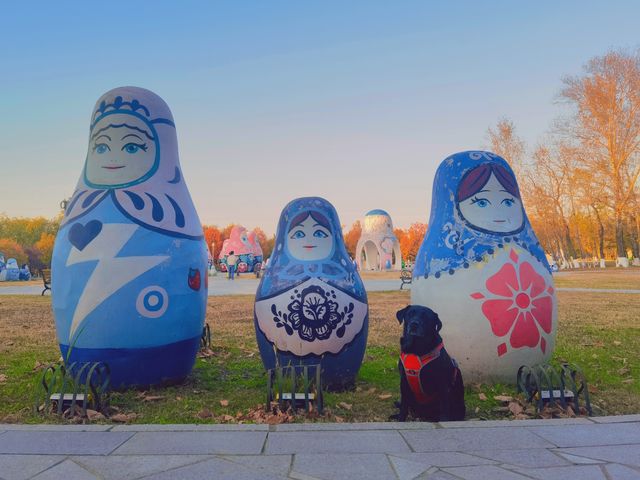自駕帶狗遊東北之同江市。