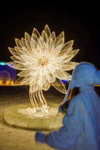 吉林冬日旅行夜遊冰雪烏拉城太震撼！