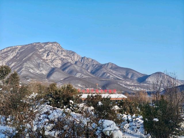 Shaolin Temple in Winter: A Snowy Wonderland ❄️🏯