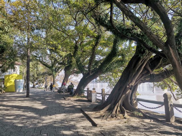 江中的寺廟