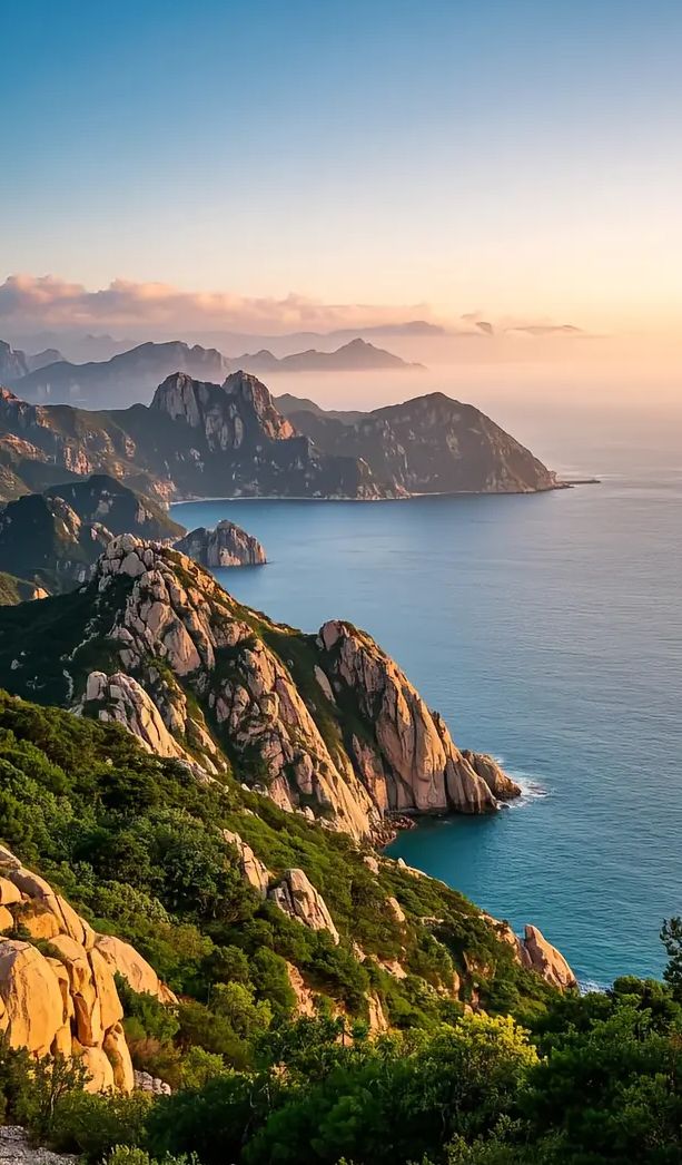 雲端之上的破曉儀式：在嶗山把黃海裝進瞳孔裡～